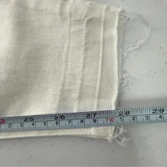 SPANX Distressed Skinny Jean‎ Sz L White - Picture 13 of 14